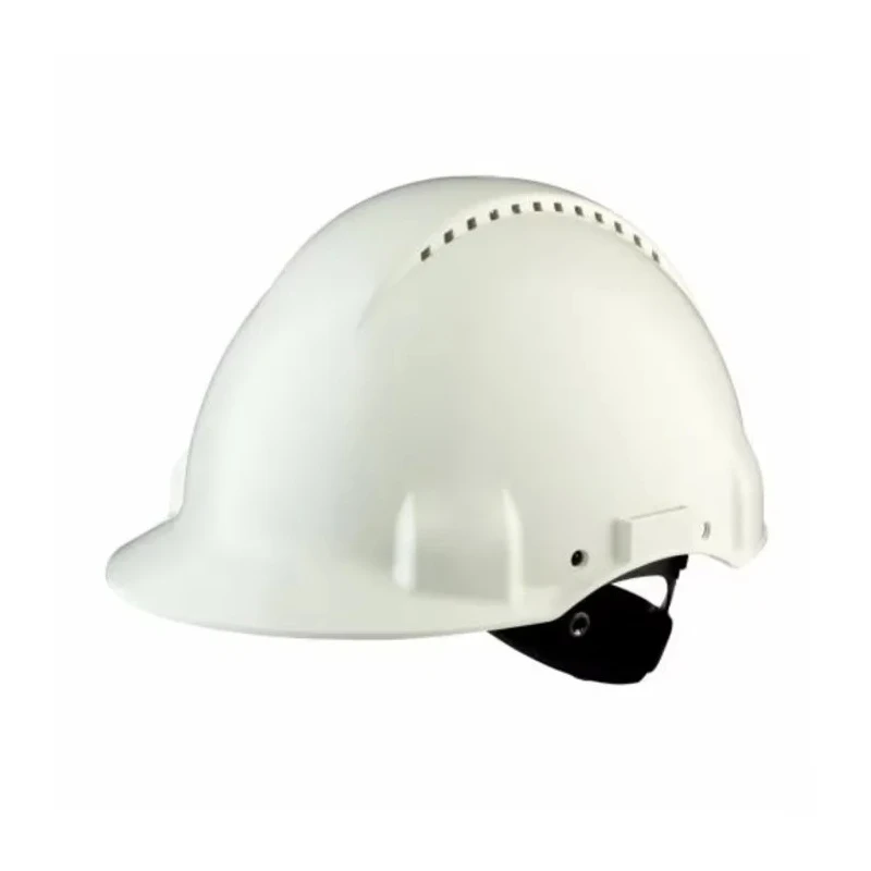 3M PELTOR White Ventilated Adjustable Safety Helmet High Performance Polyethylene G3000C VI