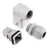 EPIC Heavy Duty Power Connector Crimp Termination Plastic Body 7 Way 10A HD7 W S/E HOOD/PLUG