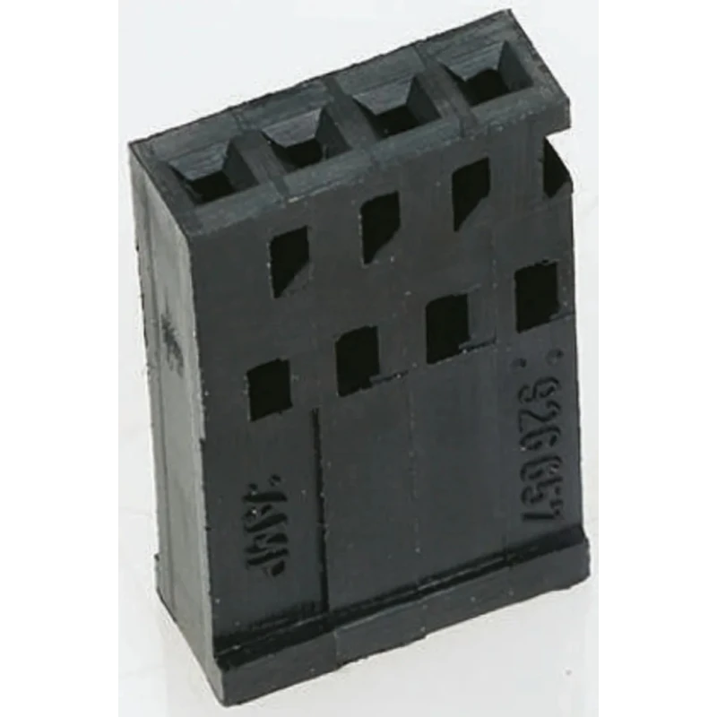TE Connectivity AMPMODU Female Connector Housing 2.54 mm Pitch 2 Way 1 Row Straight 926657-2