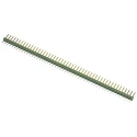 TE Connectivity AMPMODU MOD II Series Straight Through Hole Pin Header 50 Contacts 2.54 mm Pitch 1 Row Unshrouded 5-826646-0