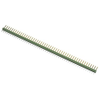 TE Connectivity AMPMODU MOD II Series Straight Through Hole Pin Header 50 Contacts 2.54 mm Pitch 1 Row Unshrouded 5-826646-0