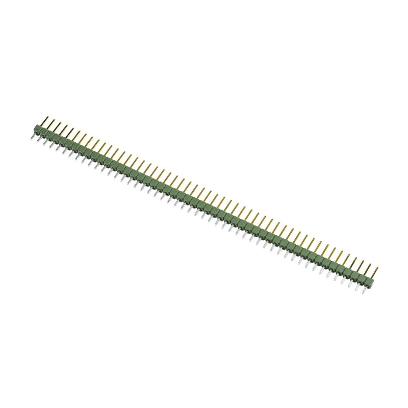 TE Connectivity AMPMODU MOD II Series Straight Through Hole Pin Header 50 Contacts 2.54 mm Pitch 1 Row Unshrouded 5-826646-0