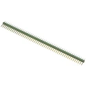 TE Connectivity AMPMODU MOD II Series Straight Through Hole Pin Header 50 Contacts 2.54 mm Pitch 1 Row Unshrouded 5-826646-0