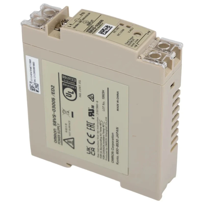 Omron Switched Mode DIN Rail Power Supply 264V AC Input 5V DC, 4A Output, 20W S8VS