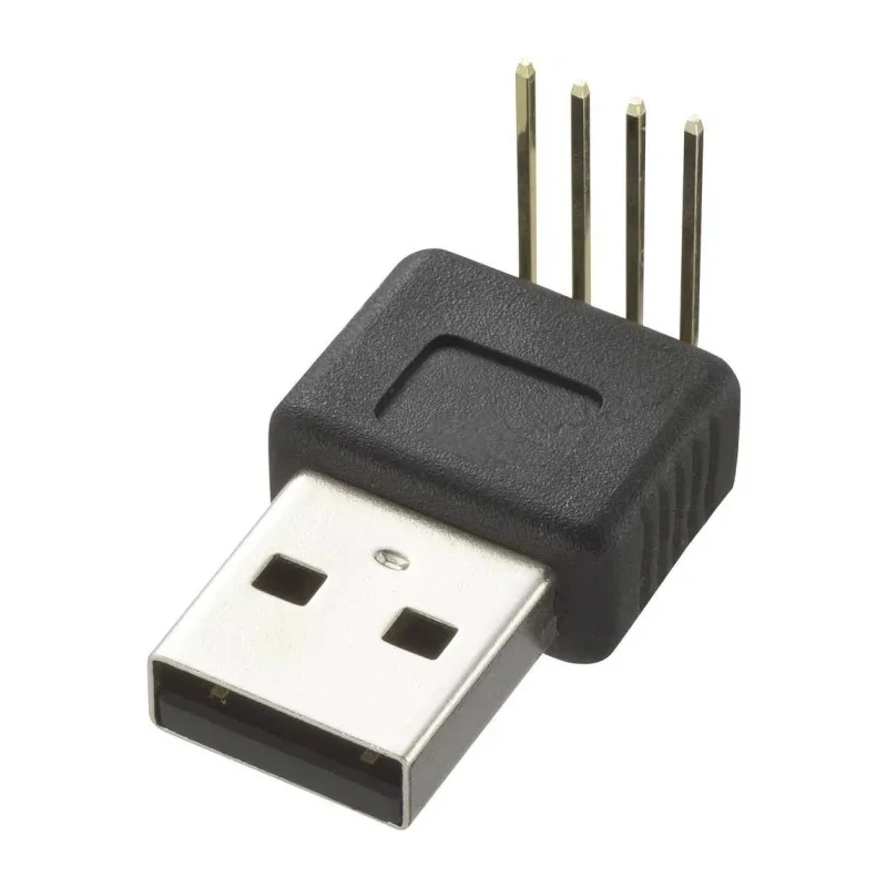 RS PRO USB Connector USB Type A, Straight, Through Hole Male 1 Port 5V 500mA 179-2867