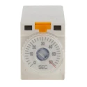 RS PRO TKB Series Timer Relay 4-Contact 230V AC 2 to 60 s 1-Function 4PDT 14-Pin Dial ON Delay 179-2961