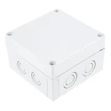 Fibox Grey Grey Lid Polycarbonate Enclosure IP66, IP67, IK08 75 mm Height, 130 mm Width, 130 mm Length 