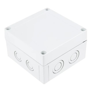 Fibox Grey Grey Lid Polycarbonate Enclosure IP66, IP67, IK08 75 mm Height, 130 mm Width, 130 mm Length 