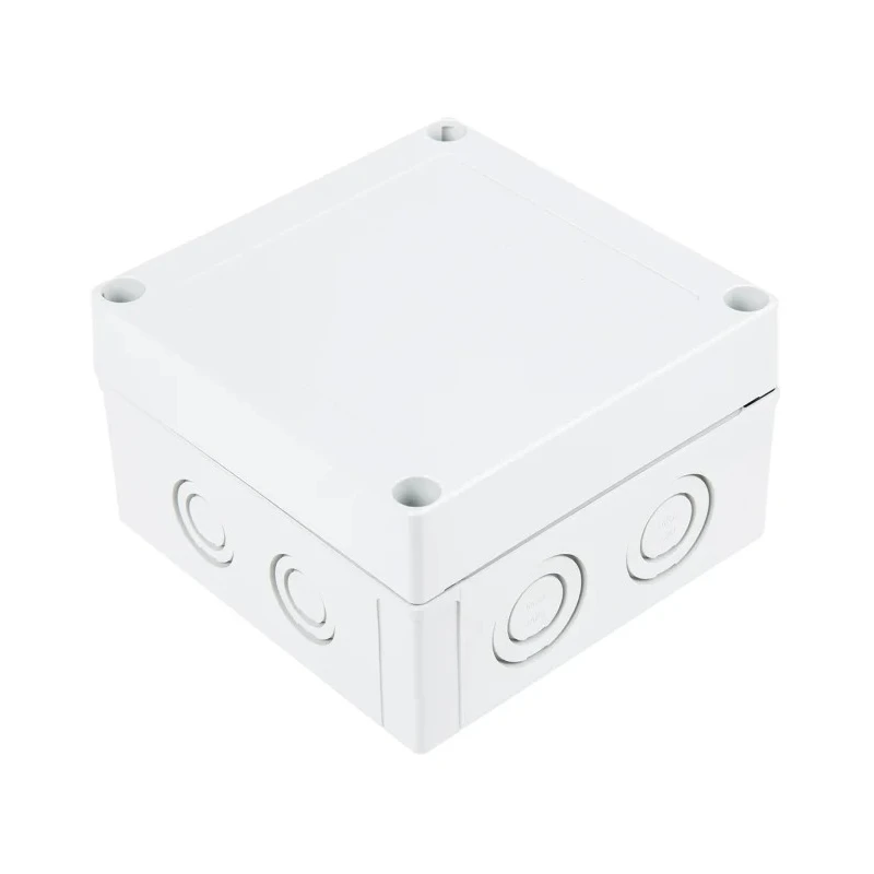 Fibox Grey Grey Lid Polycarbonate Enclosure IP66, IP67, IK08 75 mm Height, 130 mm Width, 130 mm Length 