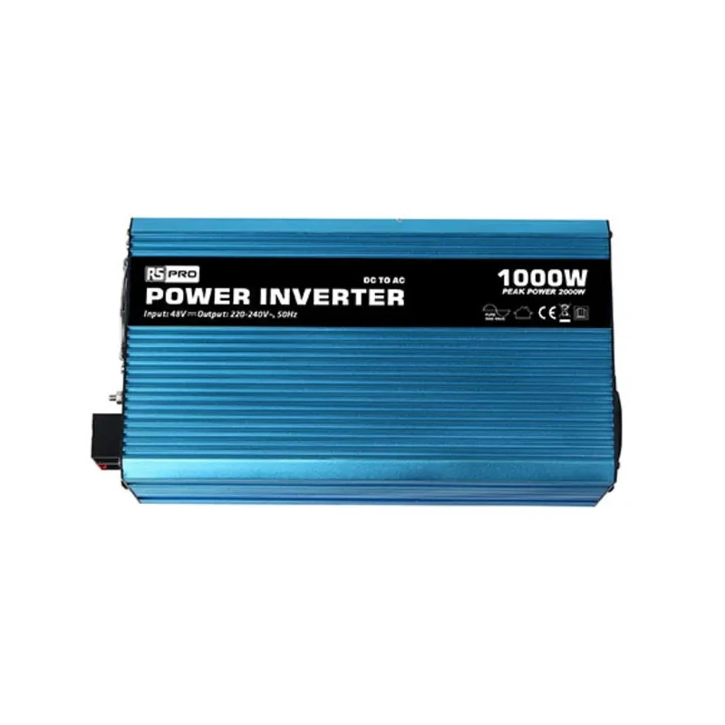 RS PRO Chassis 1000W Power Inverter, 48V Input, 230V Output 179-3332