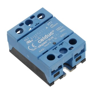 Celduc Solid State Relay SO942460, SO9 Series, 25 A Load, DIN Rail Mount, 280 Vrms Load, 32V Control