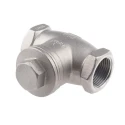 RS PRO Stainless Steel Threaded BSP Single Check Valve 3/4 in, 14 bar 499-2650