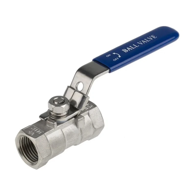 RS PRO ASTM A351-CF8M Stainless Steel Threaded 2-Way Ball Valve BSPP 1/2 Inch 68 Bar 200°C A351-CF8M