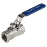 RS PRO ASTM A351-CF8M Stainless Steel Threaded 2-Way Ball Valve BSPP 1/2 Inch 68 Bar 200°C A351-CF8M
