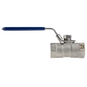 RS PRO ASTM A351-CF8M Stainless Steel Threaded 2-Way Ball Valve BSPP 1/2 Inch 68 Bar 200°C A351-CF8M