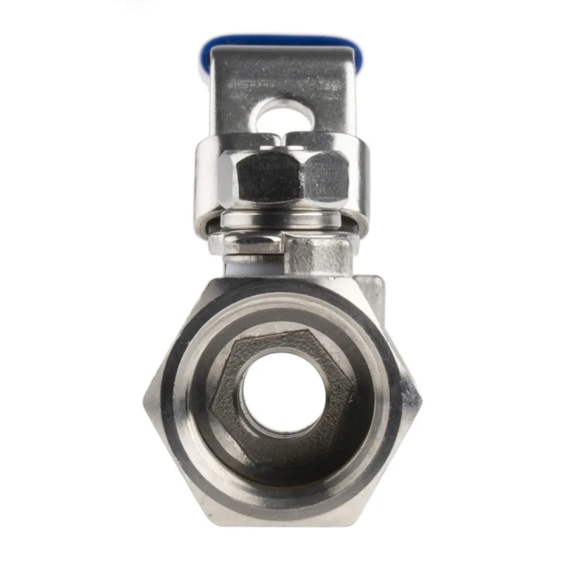 RS PRO ASTM A351-CF8M Stainless Steel Threaded 2-Way Ball Valve BSPP 1/2 Inch 68 Bar 200°C A351-CF8M