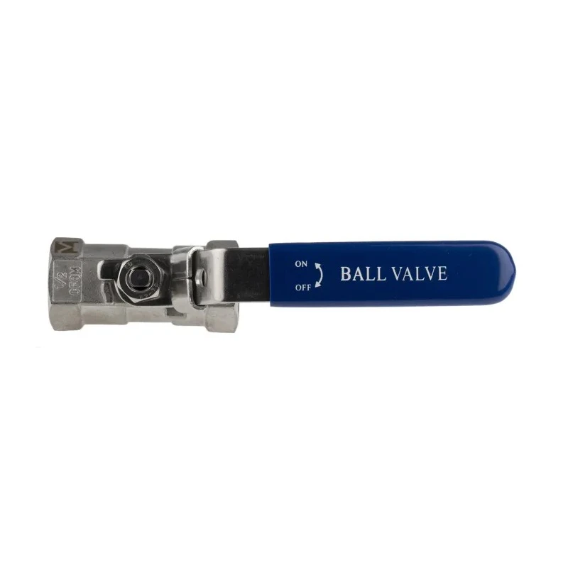 RS PRO ASTM A351-CF8M Stainless Steel Threaded 2-Way Ball Valve BSPP 1/2 Inch 68 Bar 200°C A351-CF8M