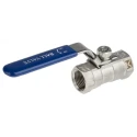 RS PRO ASTM A351-CF8M Stainless Steel Threaded 2-Way Ball Valve BSPP 1/2 Inch 68 Bar 200°C A351-CF8M