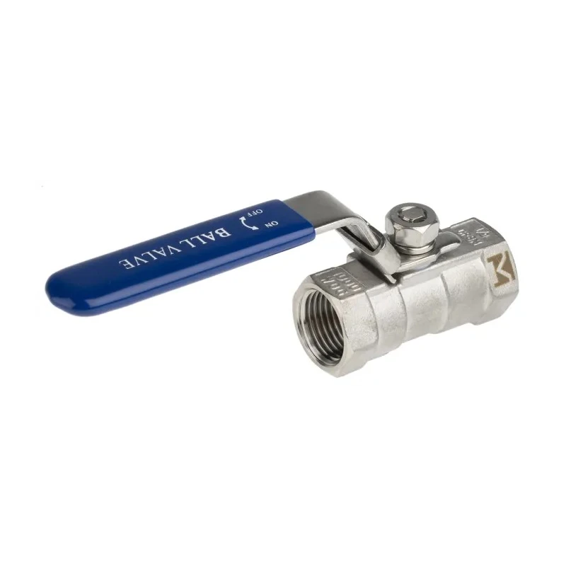 RS PRO ASTM A351-CF8M Stainless Steel Threaded 2-Way Ball Valve BSPP 1/2 Inch 68 Bar 200°C A351-CF8M