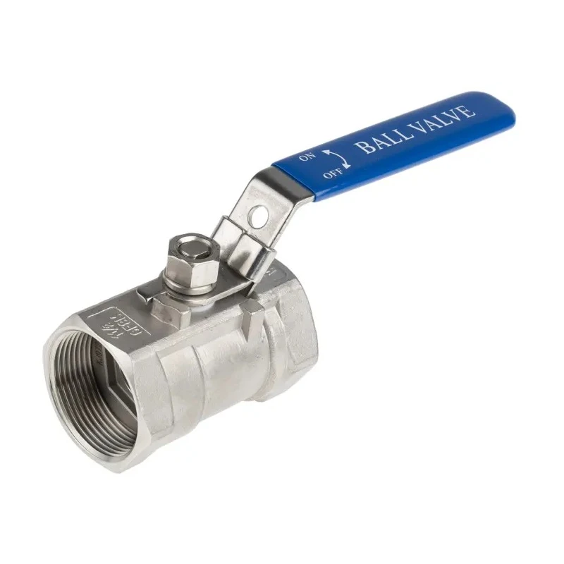 RS PRO ASTM A351-CF8M Stainless Steel Threaded 2-Way Ball Valve 1-1/2 in BSPP 68 bar A351-CF8M
