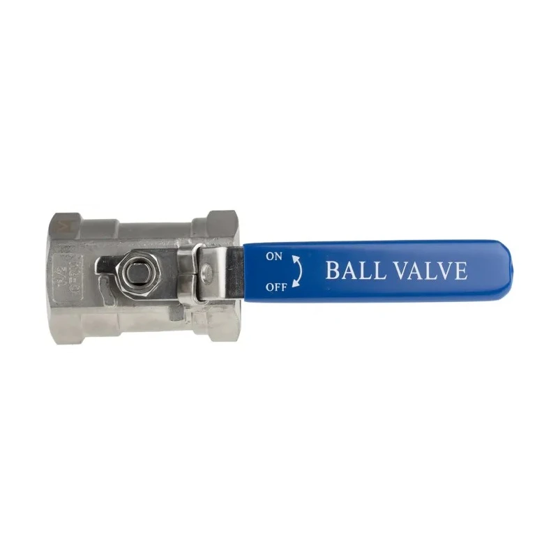 RS PRO ASTM A351-CF8M Stainless Steel Threaded 2-Way Ball Valve 1-1/2 in BSPP 68 bar A351-CF8M