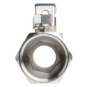RS PRO ASTM A351-CF8M Stainless Steel Threaded 2-Way Ball Valve 1-1/2 in BSPP 68 bar A351-CF8M