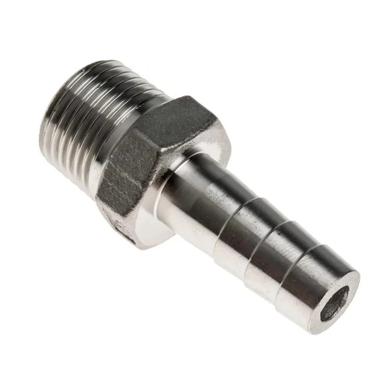 RS PRO Stainless Steel Pipe Fitting Straight Hexagon Nipple Male Threaded 1/2 in x Male Threaded 13 mm 499-3754