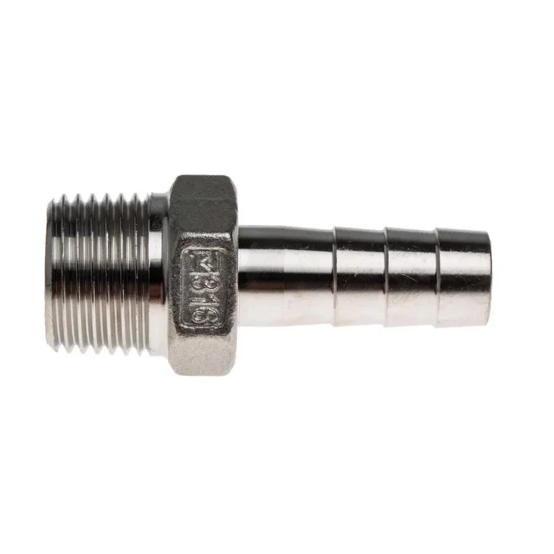 RS PRO Stainless Steel Pipe Fitting Straight Hexagon Nipple Male Threaded 1/2 in x Male Threaded 13 mm 499-3754