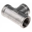 RS PRO Stainless Steel Pipe Fitting Circular Tee Female 3/8 in x Female 3/8 in x Female 3/8 in 499-2896