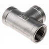 RS PRO Stainless Steel Pipe Fitting Circular Tee Female 3/8 in x Female 3/8 in x Female 3/8 in 499-2896