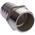 RS PRO Stainless Steel Pipe Fitting Straight Hexagon Nipple Male Threaded 1-1/2 in x Male Threaded 40 mm 499-3798