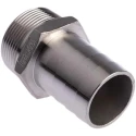 RS PRO Stainless Steel Pipe Fitting Straight Hexagon Nipple Male Threaded 1-1/2 in x Male Threaded 40 mm 499-3798