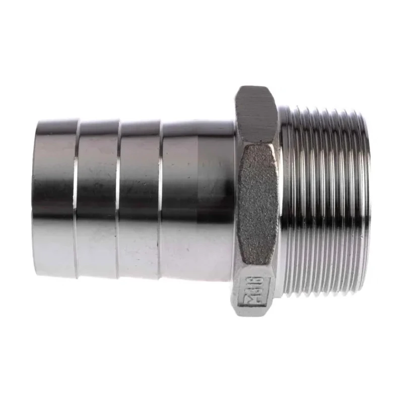 RS PRO Stainless Steel Pipe Fitting Straight Hexagon Nipple Male Threaded 1-1/2 in x Male Threaded 40 mm 499-3798