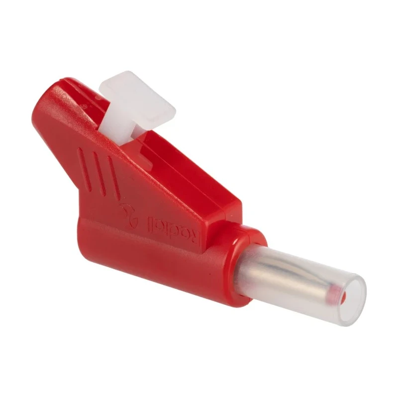 Radiall Red Male Banana Plug, 4 mm Connector, 750V AC, 30A, Nickel and Tin Plating R 941 461 600