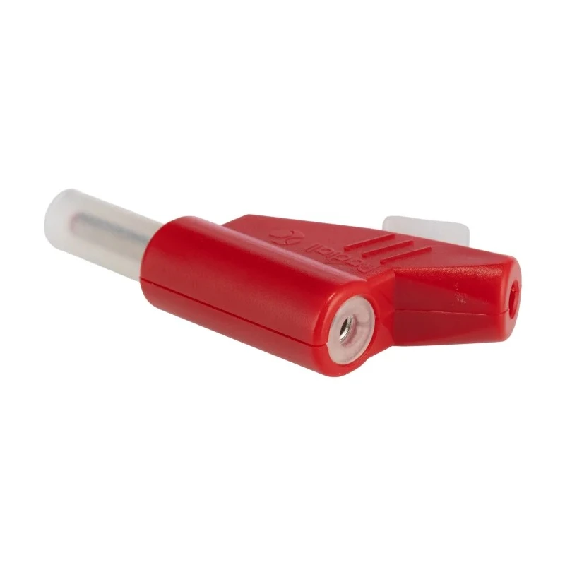 Radiall Red Male Banana Plug, 4 mm Connector, 750V AC, 30A, Nickel and Tin Plating R 941 461 600