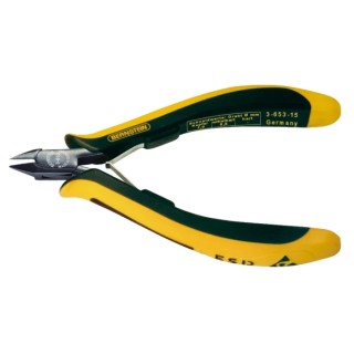 Bernstein Flush ESD Safe Cable Cutter Side Cutter 10mm Jaw Width 120mm Overall Length Germany 3-653-15