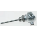Jumo PT100 RTD Sensor 6 mm Diameter, 100 mm Length, 2 Wire, Stainless Steel Probe, Connection Head, Max 400°C PT100