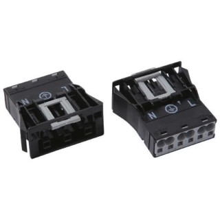 WAGO 25A Lighting Connector, 770 Series Female, 3 Contacts, 250V, Snap-in Mount 770-703