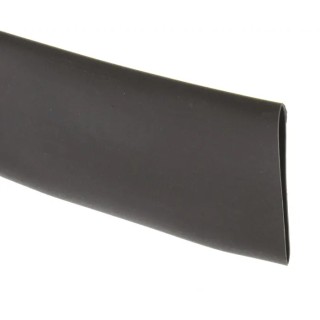 HellermannTyton Heat Shrink Tubing Black 25.4 mm Sleeve Diameter 3m Length 3:1 Shrink Ratio 308-32400 HIS-3-24/8-PO-X-BK