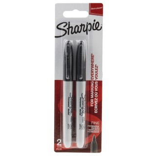 Sharpie Permanent Marker Pen Fine Tip Black Ink Long Lasting Bullet Tip 1985860