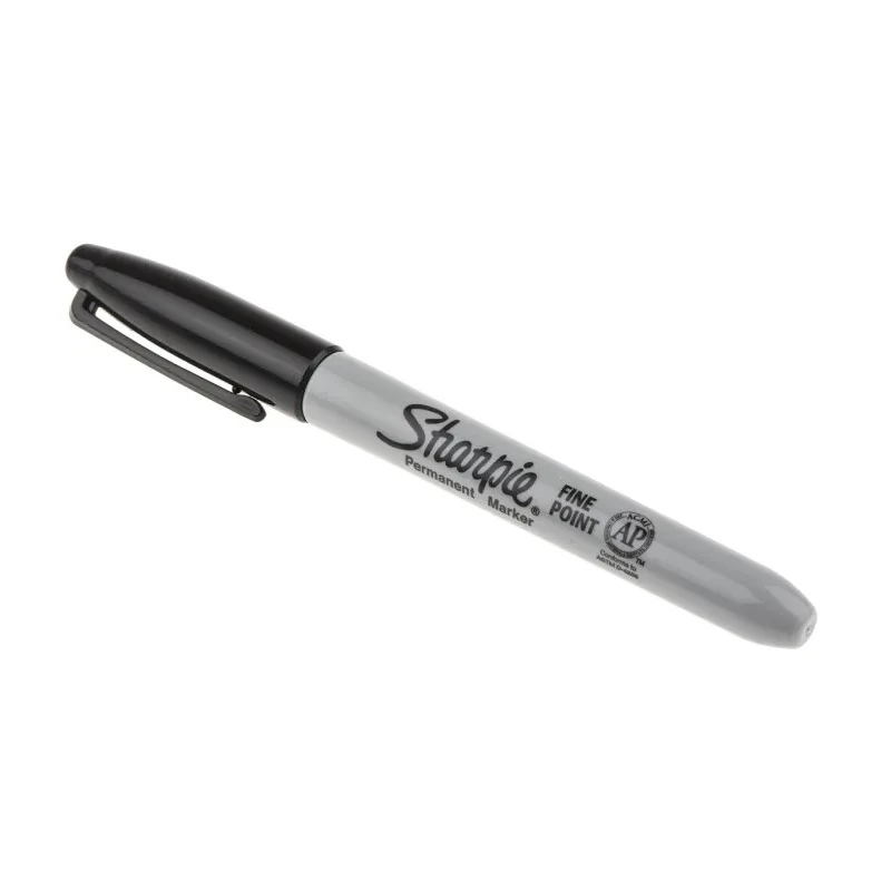 Sharpie Permanent Marker Pen Fine Tip Black Ink Long Lasting Bullet Tip 1985860
