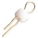 Mac 8 White Insulated Phosphor Bronze Terminal Post UL 94 V-0 LC-3-G WHITE