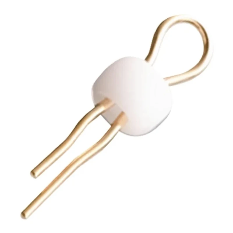 Mac 8 White Insulated Phosphor Bronze Terminal Post UL 94 V-0 LC-3-G WHITE