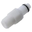 Colder Products Hose Connector Threaded 1/4 in BSPT Acetal Body White Colour 8.3 bar PLCD24004BSPT