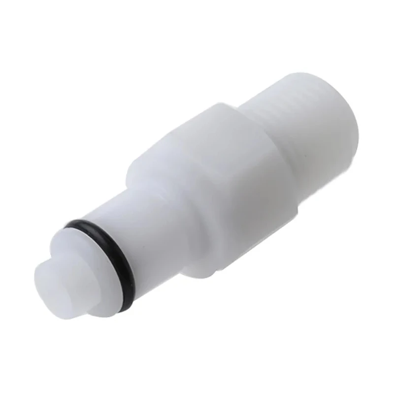 Colder Products Hose Connector Threaded 1/4 in BSPT Acetal Body White Colour 8.3 bar PLCD24004BSPT