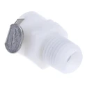 Colder Products Hose Connector 6.35 mm ID Threaded BSPT 1/4 in, 8.3 bar, Acetal Body PLCD10004BSPT