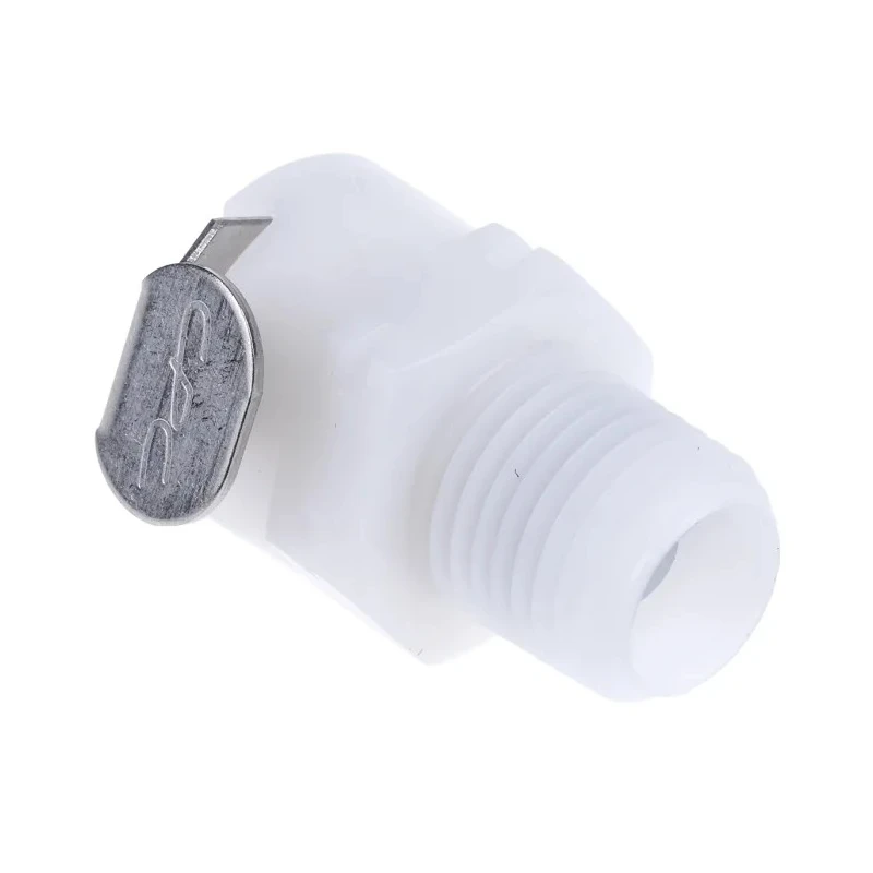 Colder Products Hose Connector 6.35 mm ID Threaded BSPT 1/4 in, 8.3 bar, Acetal Body PLCD10004BSPT