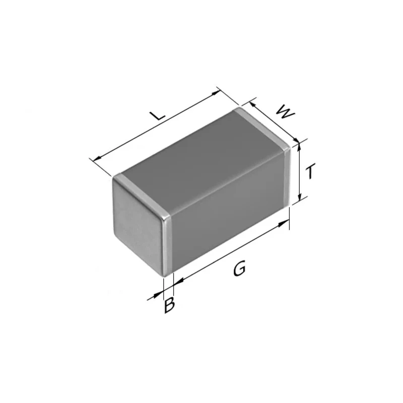 TDK 10 nF Multilayer Ceramic Capacitor 630V DC ±5% Tolerance Surface Mount 1206 Package C3216C0G2J103J160AA
