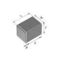 TDK 150 nF Multilayer Ceramic Capacitor, 50V DC, ±5% Tolerance, Surface Mount, CGA Series CGA8P2C0G1H154J250KA