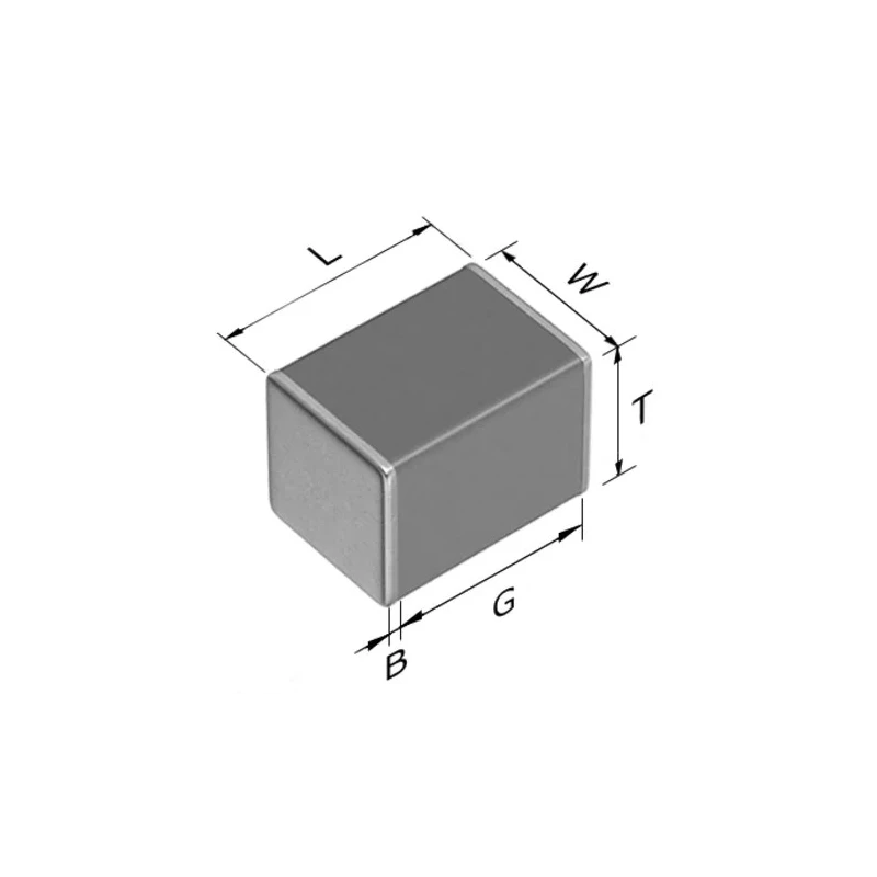 TDK 150 nF Multilayer Ceramic Capacitor, 50V DC, ±5% Tolerance, Surface Mount, CGA Series CGA8P2C0G1H154J250KA